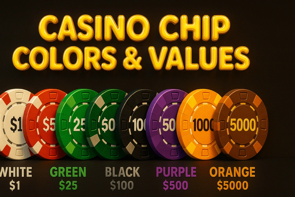 Casino Chip Colors Values gambling poker - Casino Chips Value and Colors - Full Guide