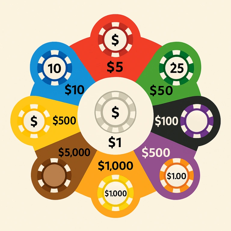 Casino Chip Colors Values poker us - Casino Chips Value and Colors - Full Guide