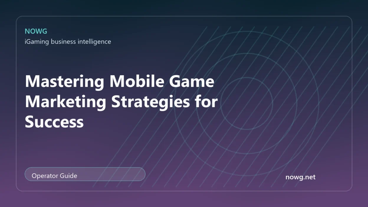 Mastering Mobile Game Marketing: Strategies for Success - NowG featured image