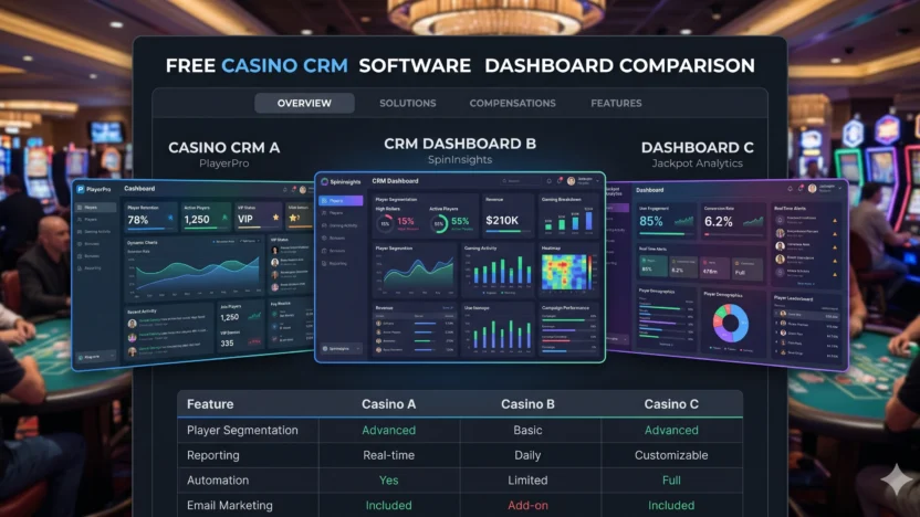 free casino crm software dashboard comparison - Free Casino CRM Software: 8 Tools Operators Actually Use