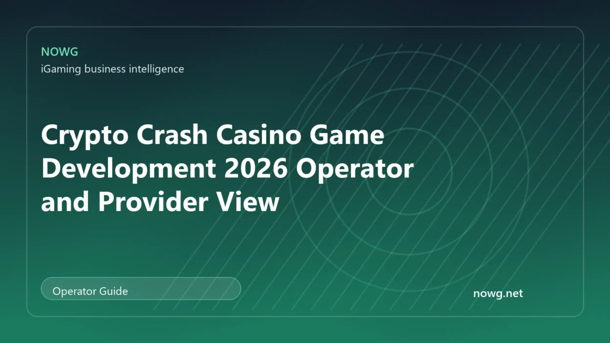 Crypto Crash Casino Game Development 2026: Operator and Provider View - NowG featured image