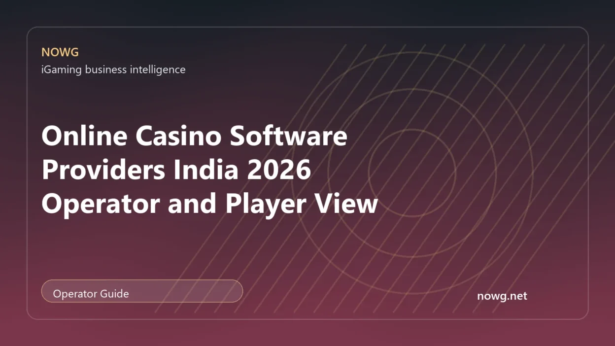 Online Casino Software Providers India 2026: Operator and Player View - NowG featured image