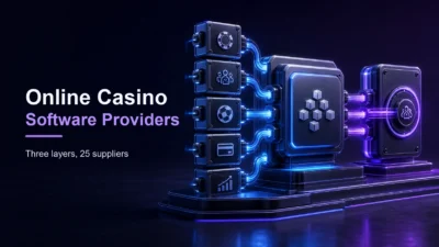 Online Casino Software Providers: Three layers, 25 suppliers